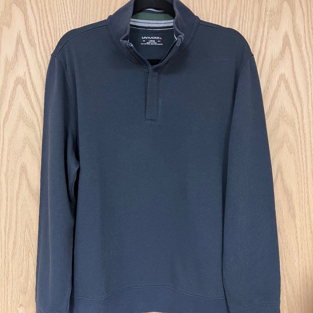 Untuckit 1/4 Zip Pullover | Size Small